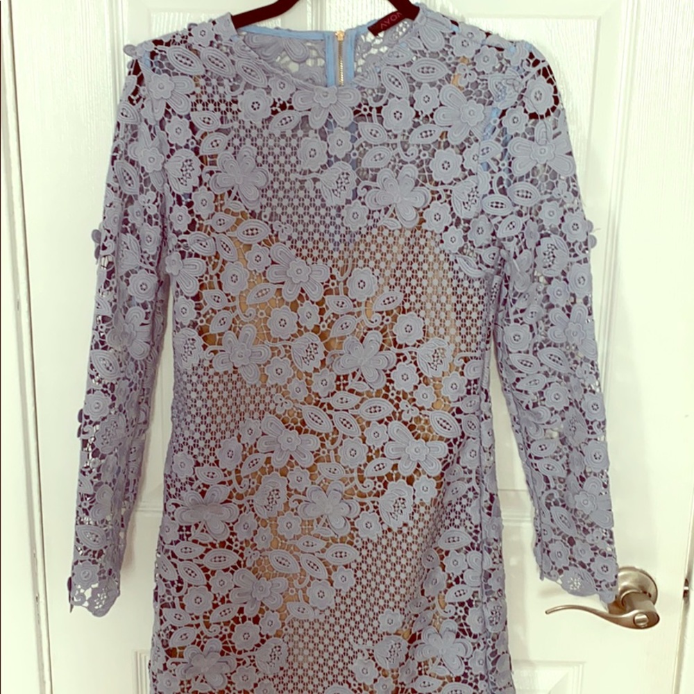 Baby blue long sleeve dress. NWOT